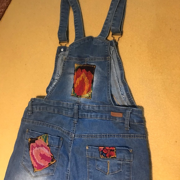 Hand-Patched Overalls💛 - Picture 4 of 4
